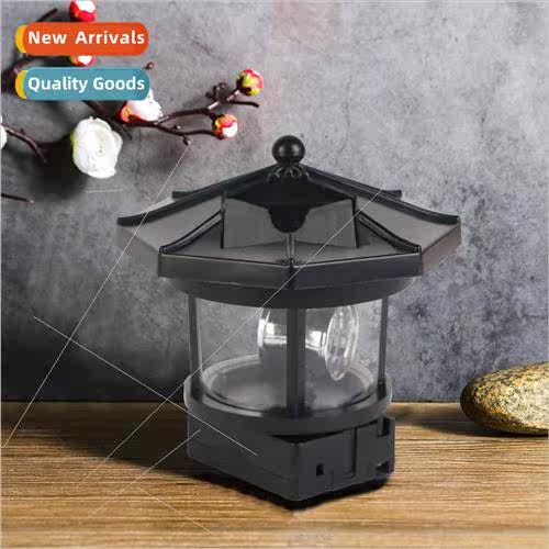 New Solar Rotating ght Waterproof LED Outdoor ghting Resin P