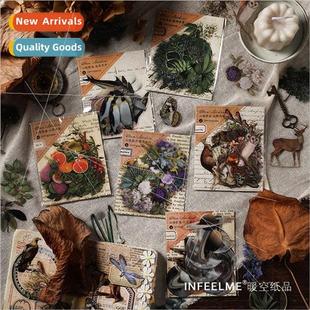 Mountain and Retro Sticker Flo Series Pack Pictorial PET Sea