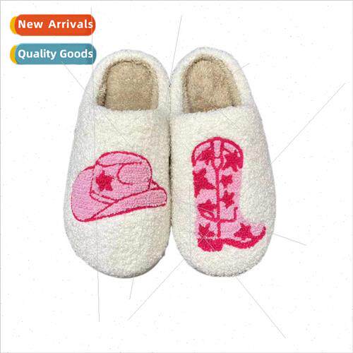 2023 Cap Boots Indoor Cotton Slippers Unisex Plush