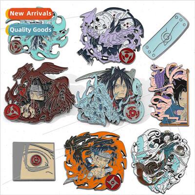 Japanese manga Naruto Uchiha weasel reincarnation eye badge