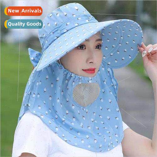 Sun hat children summer tea picking face sun hat UV sun hat