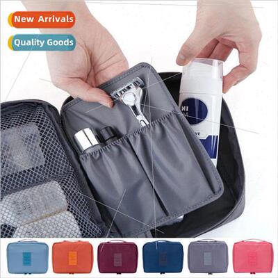 Travel with large-capacity simple toiletry bag handheld cosm