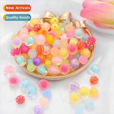 Candy color beads in beads acrylic pumpkin beads DIY bracele