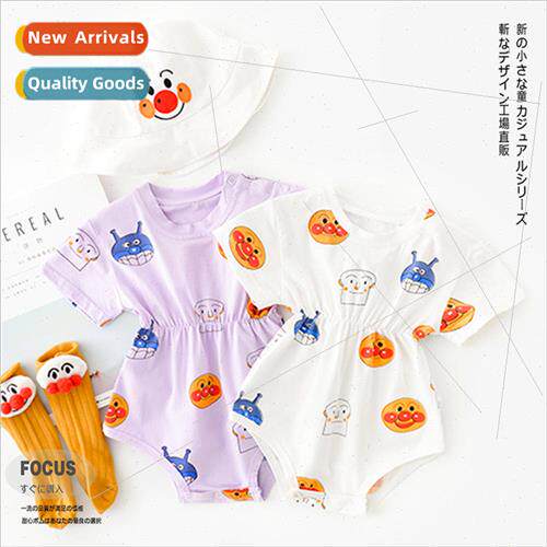 2022 Summer cute newborn baby boys and girls cartoon print c