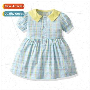 dress bubb the garden summer 2023 lapel girls new Korean