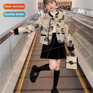 and winter Western dress thic childrens fall new Girls 2023