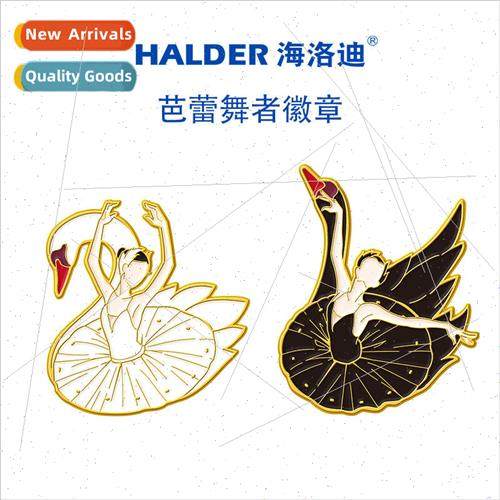 Ballet Dancer White Swan Black Swan Brooch Badge Dance Dance