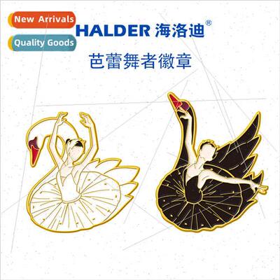 Ballet Dancer White Swan Black Swan Brooch Badge Dance Dance