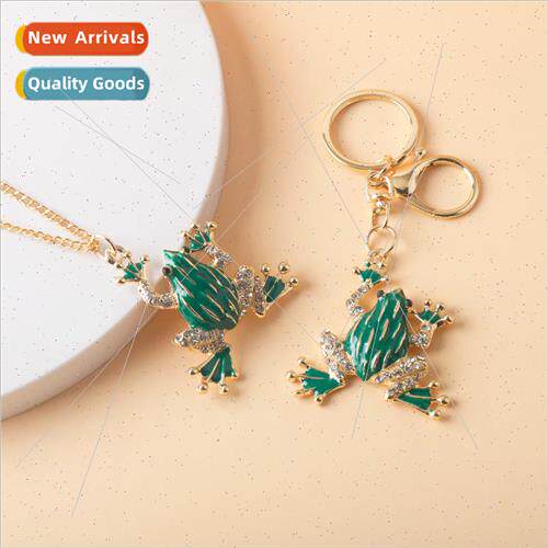 New creative cute little frog charm fashion small fresh diam