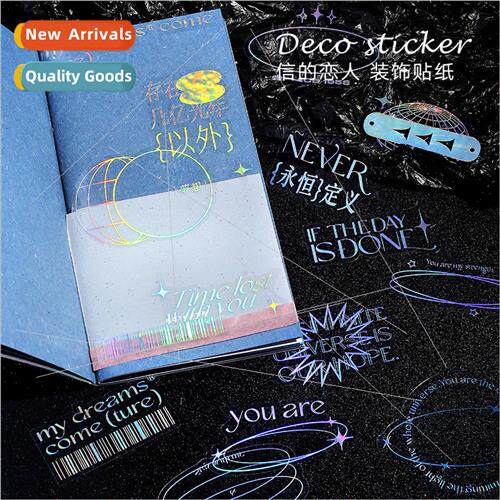 Full Laser PET Large Sticker Pack Loves Law of Gravity Acid
