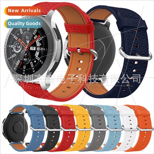 适用 Samsung Gear s3 Classic Buckle Leather Strap Galaxy wat