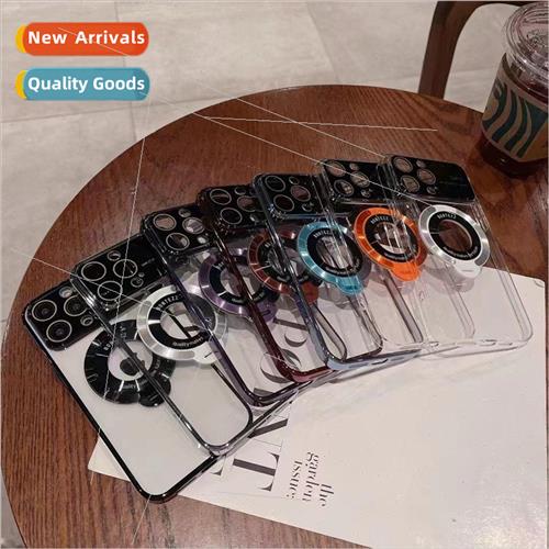 Simple transparent magnetic 15ProMax lens full package iPhon