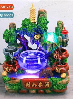 New wigwam flowing fish pond resin crafts gifts home busines