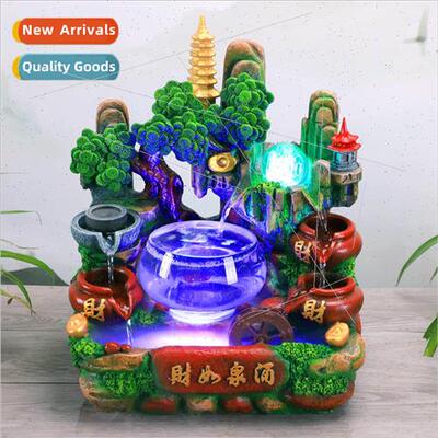 New wigwam flowing fish pond resin crafts gifts home busines