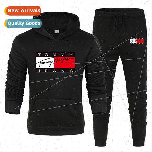 Spring and Autumn mens sports two pieces of the nd of pullov