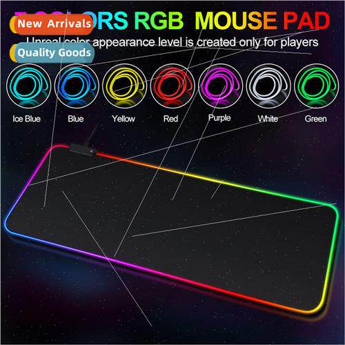 minescent mouse pad enlarged thickened lock edge RGB mouse p