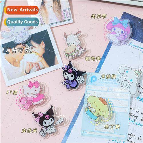 Japan and Korea cartoon acrylic cartoon stationery data clip
