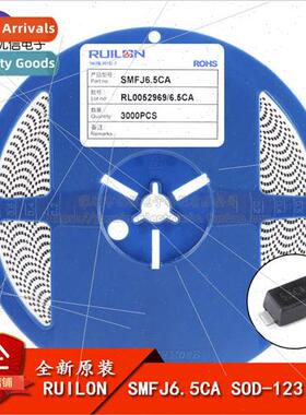 New al SMFJ6.5CA SOD-123 6.5V/Bi-directional TVS Transient S