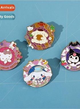 Cute Kurome metal badge Sanrio Yuji dog Pacha dog pudding do