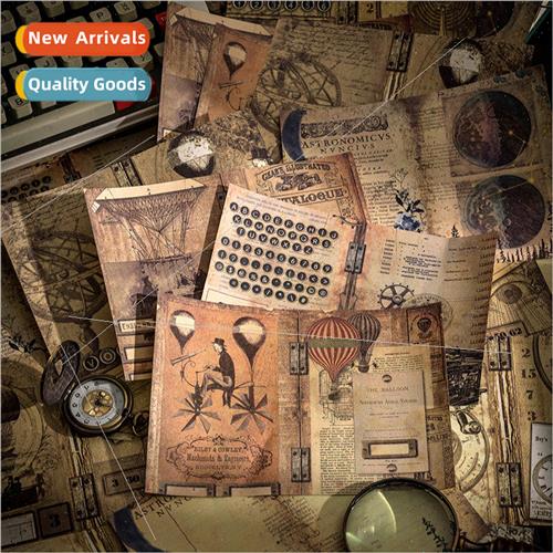 Material Paper Memory Notebook Series Vintage Old English Ha