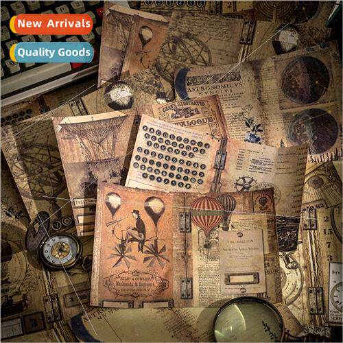Material Paper Memory Notebook Series Vintage Old English Ha
