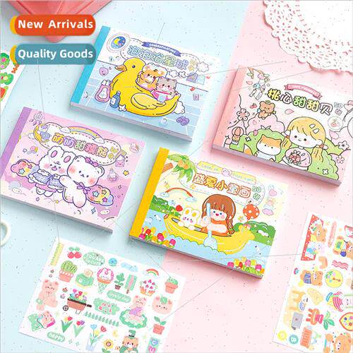 Cute cartoon happy delivery 50 pcs of Japanese paper materia