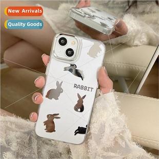 rabbit cartoon 14ProMax niche iPh Electroplating female cute