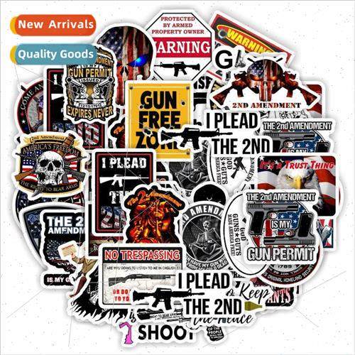 Second Amendment 50 Bill Stickers Yamaha U.S. Law & Order gg