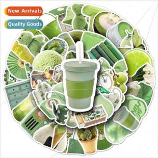 cell phone Sticker green Nordic Cute ins stickers case