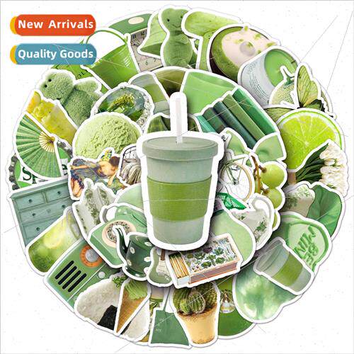 50 green ins  cell phone case stickers Cute Sticker Nordic