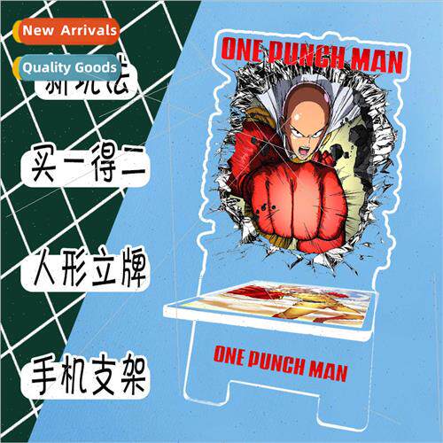 One Punch Man Anime Acrylic Human Stand amp; Cell Phone Hold