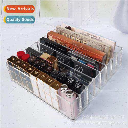 Large eight compartments fixed model transparent PS desktop