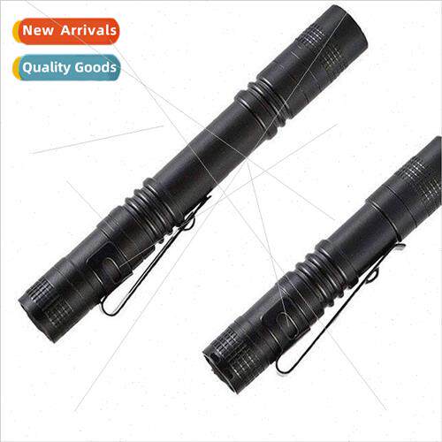 XPE strong light flashlight mini pen clip portable 7 batteri