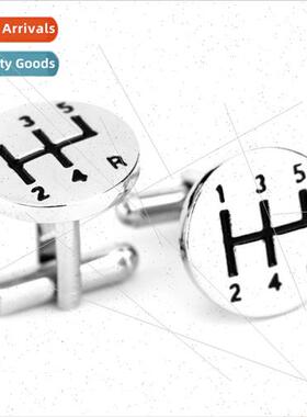 Fashion Creative Car Shifter Cufflinks French Mens Cufflinks