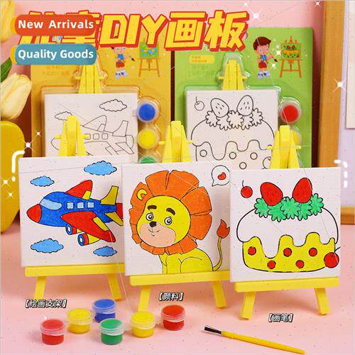 Cartoon DIY desktop small drawing board children coloring gr