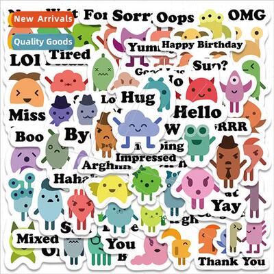 46 Cute Childrens Early Learning English Learning Stickers C