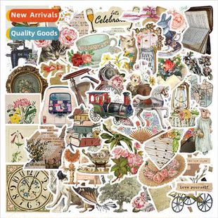 retro objects graffiti skateboard stickers noteboo pcs