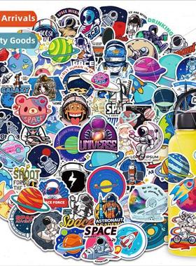 100 Planet Astronaut Stickers NASA Space Alien Universe Stic