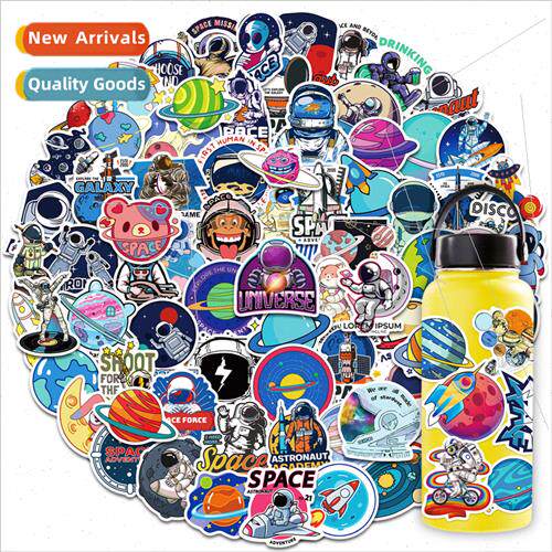 100 Planet Astronaut Stickers NASA Space Alien Universe Stic