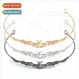 Crown Bat Headdress Dark Personalized Halloween Gothic Metal