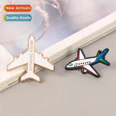 3D airplane modeling brooch creative space fighter alloy mod
