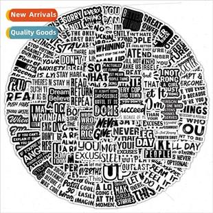 decorative text stickers handb notes black 100 inspirational