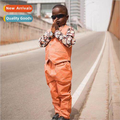 Childrens clothing 2023 spring long-sleeved printed shirt vi