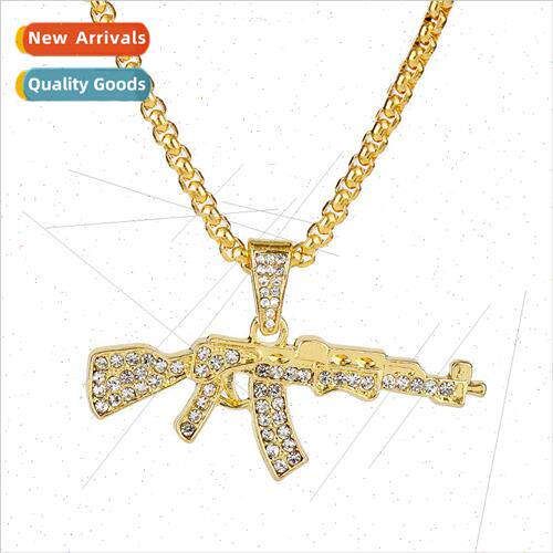 Punk HIPHOP hip-hop necklace exaggerated personality full di