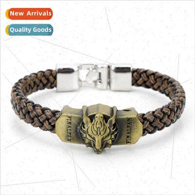 Online game  Final Fantasy Fantasy wolf head bracelet punk v