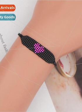 Bracelet female beaded rice beads hand rope simple personali