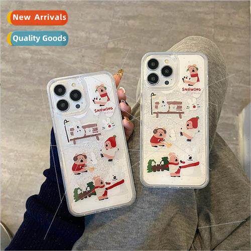 Creative quicksand cute snowman stacking persimmon pepper be