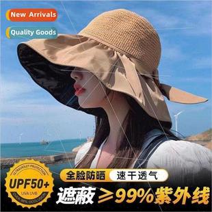 female vinyl Korea and Japan hat sun bow sunscreen Summer