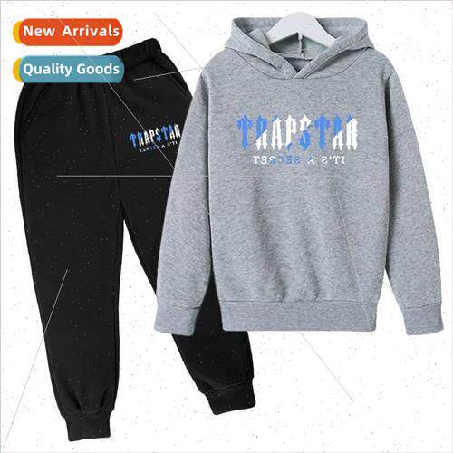 Autumn and winter childrens sweater padded jacket hooded swe