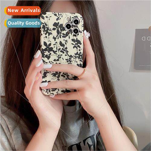 适用 Apple 14pro Korean  small broken flowers iphone13pro ma